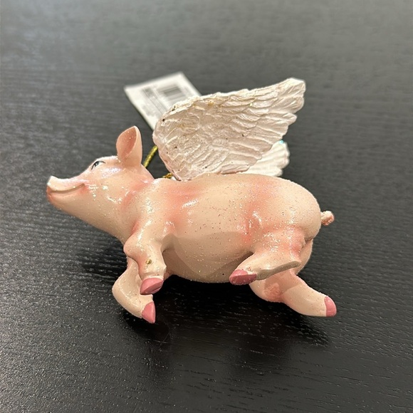 Kurt S Adler Flying Pig Ornament - Picture 6 of 9